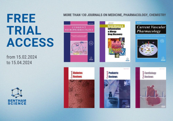 Free Trial access to Bentham Science Publishers