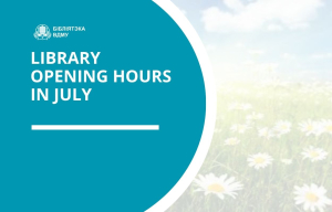 Library opening hours in July