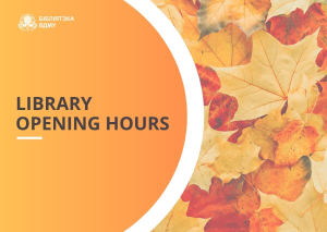 Library opening hours on November 6-7