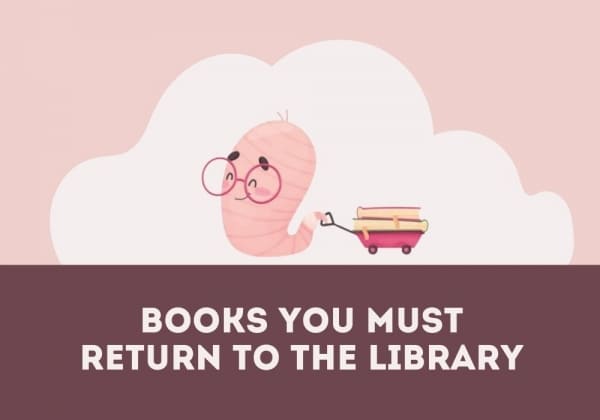 Books you must return to the library after exams