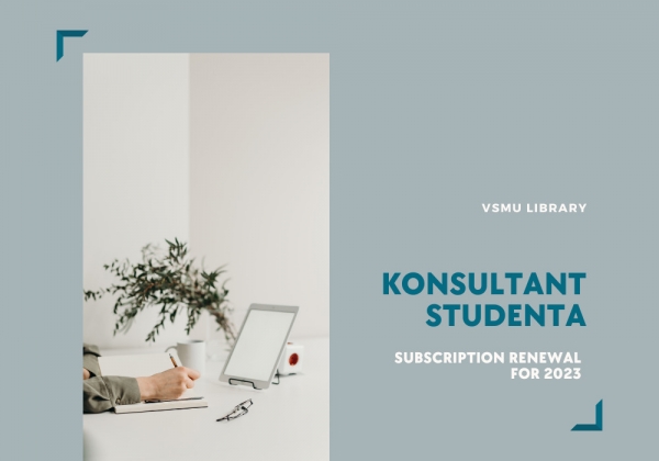 Renewal of a subscription to Konsultant Studenta for 2023