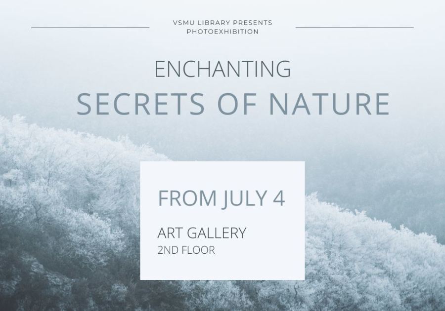 Exhibition of photographs “Enchanting secrets of nature”